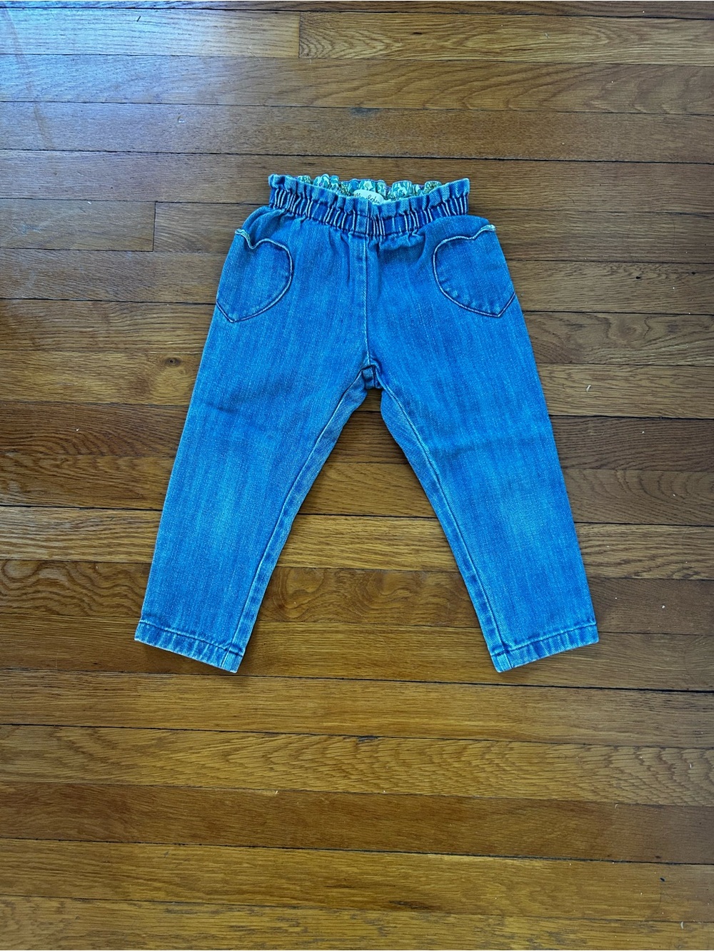 Mini Boden 4Y Heart Pocket Jeans